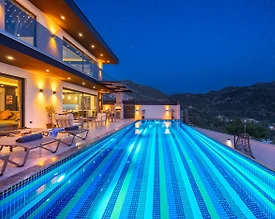 Kaş İslamlar'da Doğa İle İç İçe, Özel Havuzlu, Kiralık Villa - 3