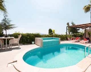 Kaş Bezirgan'da Adalar Manzaralı, Özel Havuzlu, Jakuzili, Kiralık Villa - 5