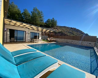 Kaş Üzümlü'de Doğanın İçinde, Özel Havuzlu, 4 Kişilik Villa - 2