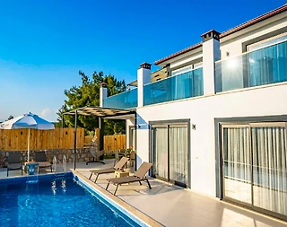 Kaş Palamut'da Doğa İçerisinde, Özel Havuzlu, Lüks Kiralık Villa - 2
