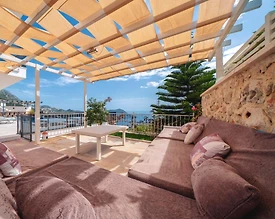 Kaş İslamlar'da Enfes Deniz Manzaralı, Özel Havuzlu, Konforlu Villa - 3