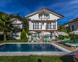 Fethiye Ölüdeniz'de Geniş Gruplara Uygun, Özel Havuzlu, Bahçeli Villa - 3