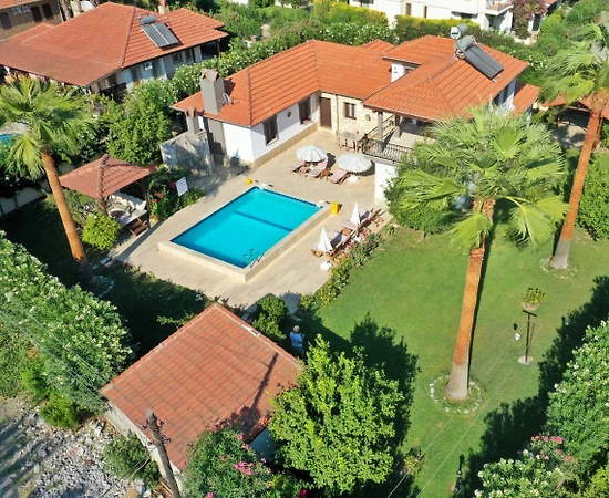 Dalyan'da Doğa İçerisinde, Özel Havuzlu, Korunaklı, Kiralık Villa - 1