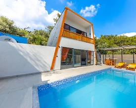 Kalkan İslamlar'da Eşsiz Doğada, Özel Havuzlu, Balayı Villası - 3