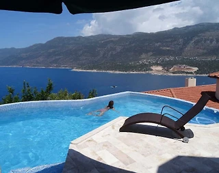 Kaş Andifli'de Muhteşem Deniz Manzaralı, Özel Havuzlu, Keyifli Villa - 4