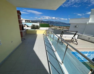 Didim Denizköy'de Mükemmel Deniz Manzaralı, Özel Havuzlu, Şık Villa - 2