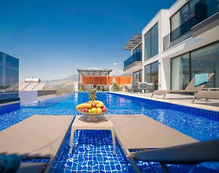 Kaş Kalkan'da Eşsiz Doğa Manzaralı, Özel Havuzlu, Lüks Villa - 4