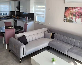 Kemer Arslanbucak'ta Modern Tasarımlı, Ortak Havuzlu, Kiralık Villa - 5