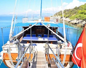 Muğla Fethiye'de Ahşap Tasarımıyla Dikkat Çeken, 16 Kişilik Gulet - 2