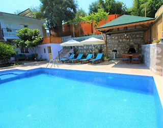 Kaş İslamlar'da Deniz ve Doğa Manzaralı, Özel Havuzlu, Huzurlu Villa - 2