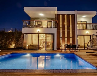 Muğla Bodrum'da Muhteşem Deniz Manzaralı, Özel Havuzlu, 3+1 Villa - 2