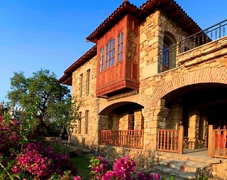 Antalya Side'de Taş Mimarili, Özel Havuzlu, Kiralık Konforlu Villa - 2