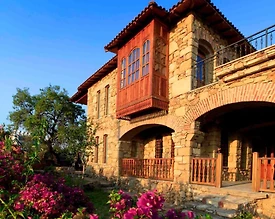 Antalya Side'de Taş Mimarili, Özel Havuzlu, Kiralık Konforlu Villa - 2