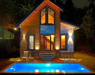 Sakarya Sapanca'da Harika Mimarili, Özel Havuzlu, Kiralık Bungalov - 4