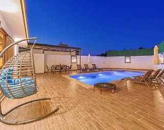 Kaş Çavdır'da Eşsiz Doğa Manzaralı, Özel Havuzlu, Lüks Villa - 4