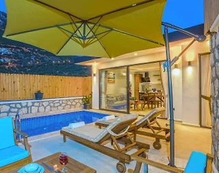 Kaş Bezirgan'da Balayı Çiftlerine Uygun, Özel Havuzlu, Romantik Villa - 5