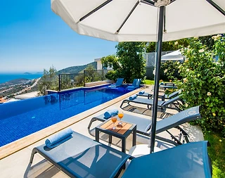 Kaş İslamlar'da Kalabalık Ailelere Uygun, Özel Havuzlu, 4+1 Villa - 3