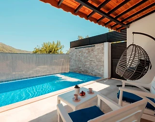 Kaş İslamlar'da Muhteşem Doğada, Özel Havuzlu, Balayı Villası - 5