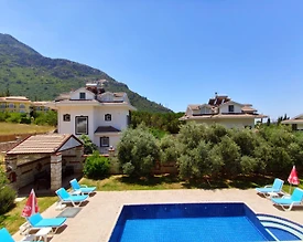 Fethiye Ölüdeniz'de Geniş Bahçeli, Özel Havuzlu, 4+1 Ferah Villa - 3