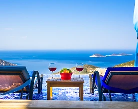 Kaş İslamlar'da Enfes Deniz Manzaralı, Özel Havuzlu, Lüks Villa - 3