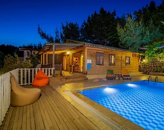 Kaş İslamlar'da Doğa İle İç İçe, Özel Havuzlu, Lüks Villa - 5