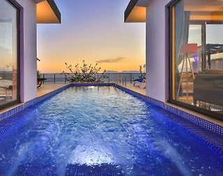 Kaş Üzümlü'de Doğa İçerisinde, Özel Havuzlu, Jakuzili, Balayı Villası - 4