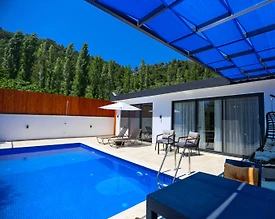 Kaş İslamlar'da Doğa Manzaralı, Özel Havuzlu, Jakuzili, Kiralık Villa - 2