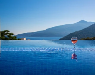 Kalkan'da Muhteşem Deniz Manzaralı, Sonsuzluk Havuzlu, Lüks Villa - 2