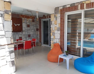 Fethiye Yeşilüzümlü'de Doğa İçerisinde, Özel Havuzlu, 8 Kişilik Villa - 4