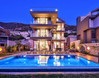 Kaş Kalkan'da Deniz Manzaralı, Sonsuzluk Havuzlu, Lüks Villa - 2