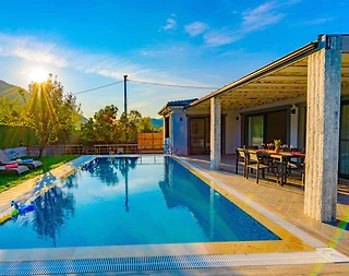 Fethiye Kayaköy'de Eşsiz Doğada, Özel Havuzlu, Kiralık Balayı Villası - 2