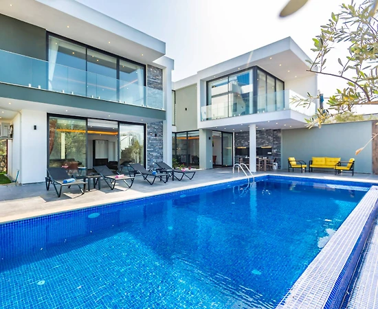 Kalkan Patara'da Huzur Dolu Doğada, Özel Havuzlu, Modern Villa - 1
