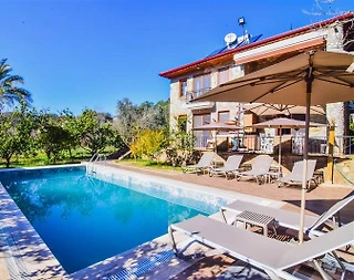 Muğla Fethiye'de Huzurlu, Ahşap Mimarili, 6 Kişilik Kiralık Villa - 1