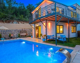 Muğla Seydikemer'de Doğa İçerisinde, Özel Havuzlu, Kiralık Villa - 1