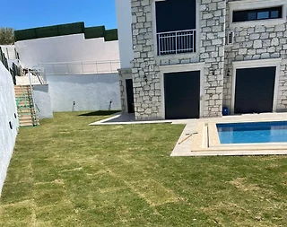 Çeşme'de Deniz Manzaralı, Özel Havuzlu, Muhteşem Tasarımlı Villa - 5