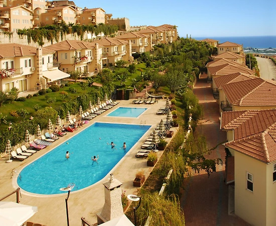 Alanya'da Tesis İçerisinde, Ücretsiz Aquapark'lı, 2+1 Dubleks Ev - 1