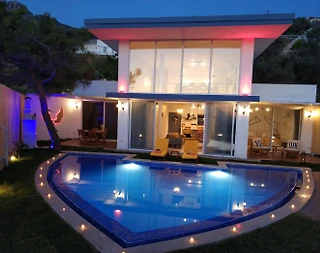 Kaş İslamlar'da Doğa İçerisinde, Özel Havuzlu, Sinema Odalı, Kiralık Villa - 3