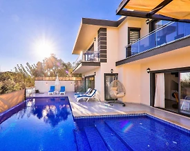 Kaş İslamlar'da Balayı Çiftlerine Uygun, Özel Havuzlu, 4 Kişilik Villa - 3