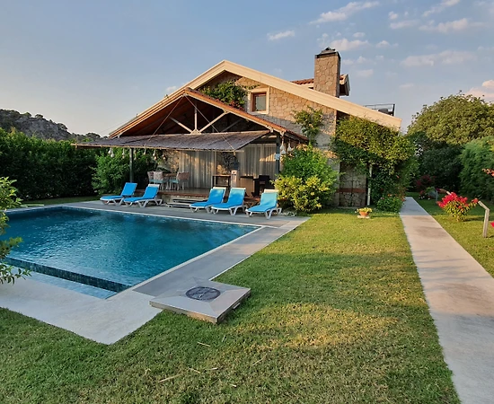 Muğla Ortaca'da Kalabalık Ailelere Uygun, Özel Havuzlu, Kiralık Villa - 1