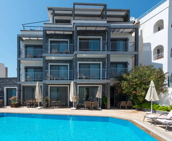 Bodrum Gümbet'te Deniz Manzaralı, Ortak Havuzlu , 1+1 Daire - 1