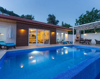 Kaş İslamlar'da Keyif Dolu Doğada, Özel Havuzlu, Kiralık Villa - 2