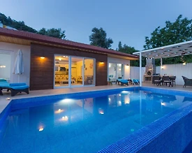 Kaş İslamlar'da Keyif Dolu Doğada, Özel Havuzlu, Kiralık Villa - 2