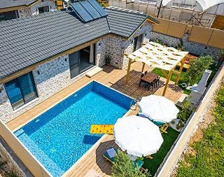 Fethiye'de Modern Mimarili, Özel Havuzlu, Jakuzili, Konforlu Villa - 3