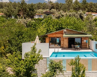 Kalkan İslamlar'da Eşsiz Doğa Manzaralı, Özel Havuzlu, Kiralık Villa - 4