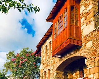 Antalya Side'de Taş Mimarili, Özel Havuzlu, Kiralık Konforlu Villa - 2