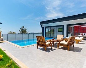 Kaş İslamlar'da Muhteşem Doğada, Özel Havuzlu, Saunalı, Kiralık Villa - 2