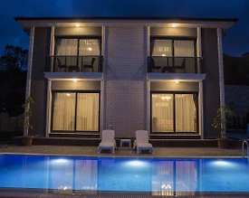 Marmaris Söğüt'te Muhteşem Deniz Manzaralı, Özel Havuzlu, Lüks Villa - 3