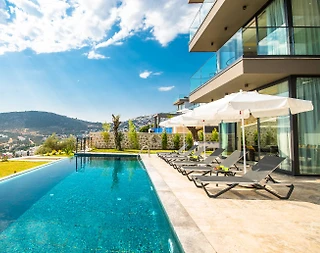 Kaş Kalkan'da Deniz Manzaralı, Sonsuzluk Havuzlu, Lüks Villa - 5
