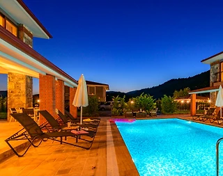 Fethiye Kayaköy'de Doğa İle İç İçe, Özel Havuzlu, 6+1 Ferah Villa - 1