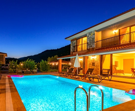 Fethiye Kayaköy'de Doğa İle İç İçe, Özel Havuzlu, 6+1 Ferah Villa - 1